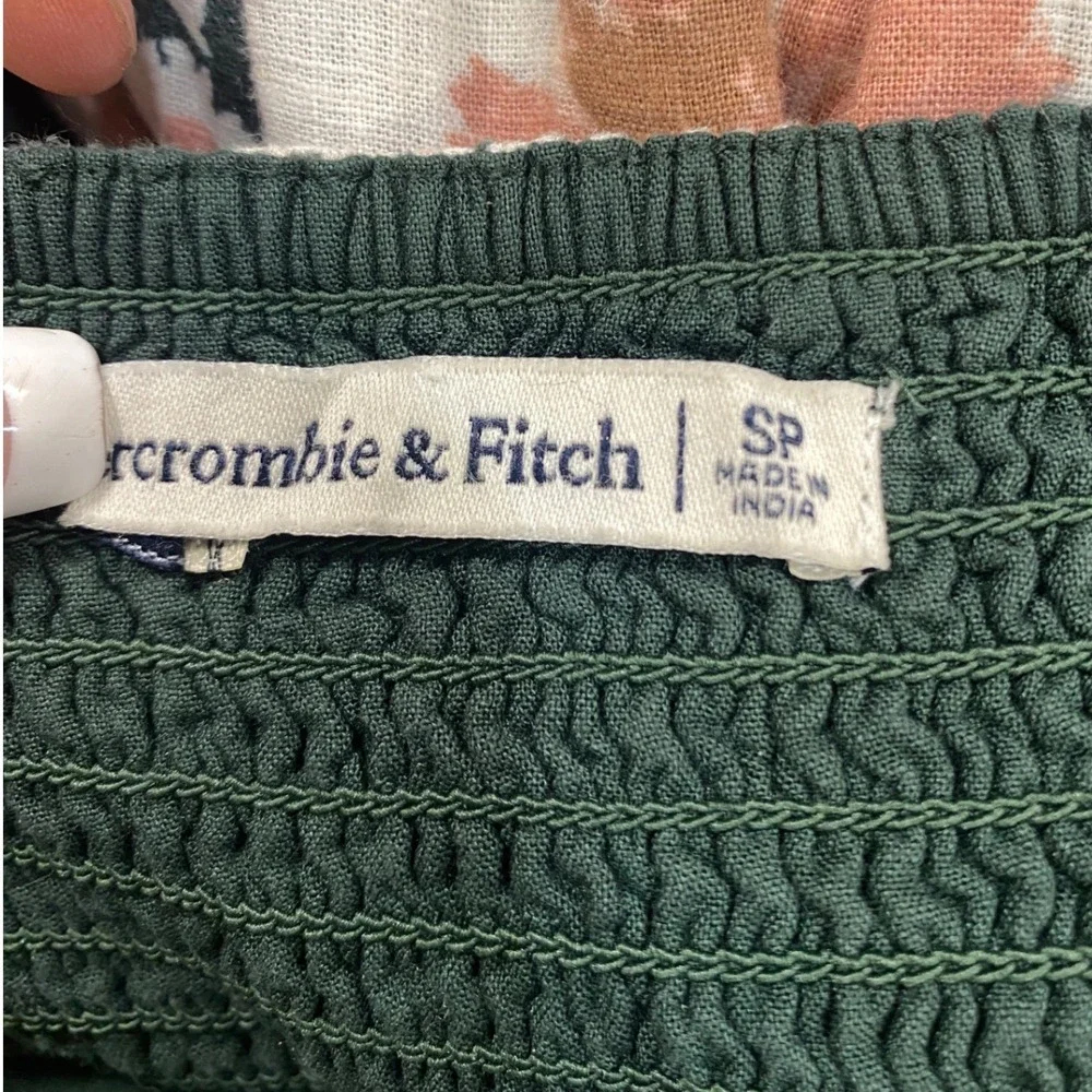 Abercrombie & Fitch Floral Linen Blend Maxi Dress Small Cottagecore Romantic